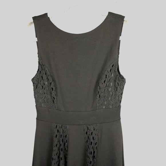 Altar'd State Dress Womens M Black Sleeveless Fit and Flare Lace Feminine - Picture 16 of 16